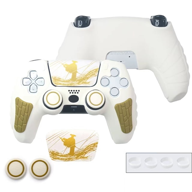 Funda protectora de silicona para el mando de PlayStation 5: funda antideslizante y resistente al sudor para el mando de PS5
