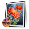 thumbnail image 3 of Cuadros Decorativos 5D DIY diamante pintura flor roja completo redondo diamante mosaico hogar JShteea Nuevos Originales, 3 of 9