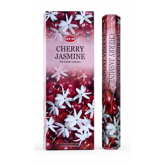 Hem Cherry Jasmine Incense Sticks - 120 Stick Bulk Box (6 Inner Tubes of 20)