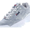 thumbnail image 2 of Fila Disruptor Ii Denim Boys Shoes Size 4, Color: Blue, 2 of 4