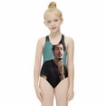 thumbnail image 3 of Johnny Depp Swimwear Kids' One-Piece Swimsuit Quick-Dry Cute Printed Girls' Swimwear Bathing Suit for Beach & Pool 9-11Y(140cm), 3 of 8
