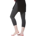 thumbnail image 4 of Fishers Finery Ecofabric Capri Legging; Casual Lounge Legging (Charcoal, M), 4 of 5