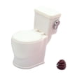 thumbnail image 3 of Muebles para casa de muñecas Hugo Mini asiento de inodoro juego de juguetes artesanía bonita accesorios para muñecas realistas molde de baño para oficina dormitorio regalos para El, 3 of 10