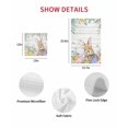 thumbnail image 7 of Easter Bunny Kitchen Dish Towels for Drying Dishes Set of 4, Colorful Easter Eggs Eucalyptus Grey Wooden Waffle Weave Microfiber Hand Tea Bathroom Towels Quick Dry & Absorbent Towel 12x12, 7 of 7