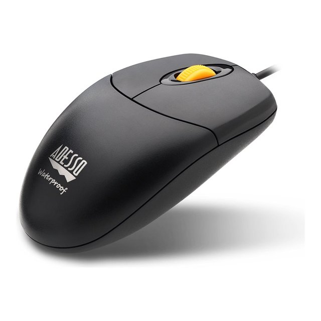 ANTIMICROBIAL WATERPROOF MAGNETIC SCROLL MOUSE - 4 WAY SCROLLING, 1000 DPI, OPTI