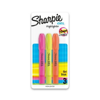 Sharpie® Clear View® Stick Highlighters, Chisel Tip, Assorted Ink Colors,  Pack Of 8 