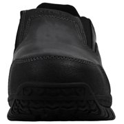 Skechers Hartan Steel Toe Work Shoes for Men, Slip-On Shoes with a Lace-Up Front