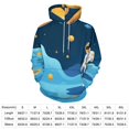 thumbnail image 2 of Astronaut Dreaming Planets 3d Sweatshirts Hoodie Fashion Casual Personality Men's Women Street Hoodie Pullovers Long Sleeve Comfortable Top, 2 of 6