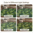 thumbnail image 7 of ODIKA 8'x10' Washable Area Rug Golf Koi Tufted Forest Woodland Scattered Foliage Abstract Clusters for King Size Bedroom Under Bed, Master Suite, Non-Shedding, Easy Care, 7 of 7