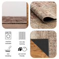thumbnail image 5 of Keen Home Design Machine Washable Area Rugs with Non-slip Backing, Ideal for Hallway, Living Room, Bedroom, Kitchen and Laundry Room, Vintage Moroccan and Low Pile Rug - ( 4' x 6' ), 5 of 9
