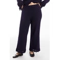 thumbnail image 4 of June & Vie Women's Plus Size Ruffle Detail Sweater Pant, 4 of 4