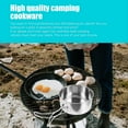 thumbnail image 5 of Stainless Steel Pot Picnic Cooking Utensils Camping Cookware Tool Backpack Barbecue Suite Frying Pans Skillet Travel, 5 of 6