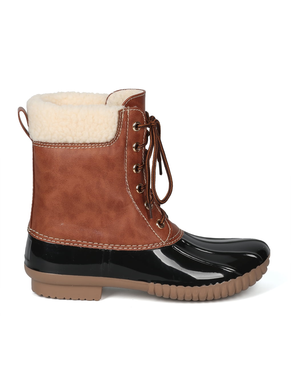 shearling duck boots