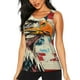 thumbnail image 1 of Fotbe Retro American Eagle Blusas Sin Mangas para Mujer – Estilo Casual, Corte Suelto, Slim-Fit, Cuello Redondo Deportivo, Tops de Verano para Gimnasio y Yoga-Medium, 1 of 7