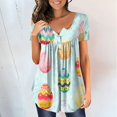 thumbnail image 2 of Cathalem Women Oversized T-Shirt Stretchy Bodycon Basic Tee Tops,Light Blue XL, 2 of 4