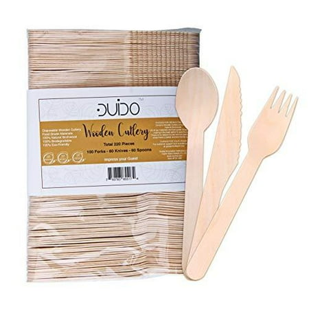 forks cutlery bamb compostable disposable wooden