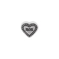 thumbnail image 2 of Reflection Beads Sterling Silver Antique Finish 2-Sided Mom Double Heart Charm, 2 of 5