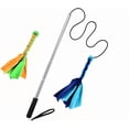 thumbnail image 1 of Flirt Pole for Dogs Extendable Flirt Pole with Fleece Lure Tugs for Dog Outdoor Entertainment Train and Exercise New Coffee, 1 of 7