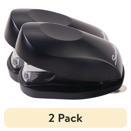 (2 pack) Swingline Manual Tot Stapler, 12 Sheets, Black