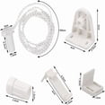 thumbnail image 4 of 2 sets of roller blind accessories (15mm/PVC/no drilling) Fixed roller blinds for curtains, roller blinds, etc., 4 of 4