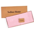 thumbnail image 4 of Solino Chemin de Table Limonade Rose 132 Pouces de Long - 100 % Lin Pur Extra Long pour l'Été - Fête, 4 of 6