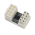 thumbnail image 1 of Conector PCIe GPU Ormromra blanco 8 pines 180 grados carcasa de ABS conector de alimentación de tarjeta gráfica de cobre grueso, 1 of 8