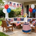 thumbnail image 5 of Nkmbld Patriotic Porch Goose Outfits 4th of July Goose Clothes Fits 23" Cement Plastic Goose Statue for Outdoor Lawn Garden Yard Patio Decoration, 5 of 9