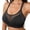 AB108 Black, variant on Women Solid Color Backless Bra With Thin Straps Cross Back Bras Breathable Lace Comfortable Support Bra