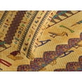 thumbnail image 4 of Ambesonne Egyptian Quilted Bedspread Set 3 Pcs, Hieroglyphs, King Size, Multicolor, 4 of 5
