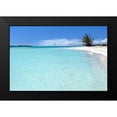 thumbnail image 2 of Malvin, Larry 14x11 Black Modern Framed Museum Art Print Titled - Beach Delliscay, 2 of 5