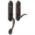 thumbnail image 2 of Baldwin 85354402LENT 0.75 in. Boulder Handleset, Distressed Oil-Rubbed Bronze, 2 of 2