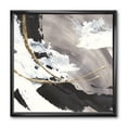 thumbnail image 2 of Designart 'Glam Painted Arcs II' Transitional Framed Art Print - 16x16, 2 of 3