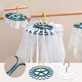 thumbnail image 1 of Sentmoon Clothing Drying Rack Drying Rack Clothing 360° Multi Clip Hanger Plastic Rotatable Household Windproof Clip Socks Underwear, 1 of 3