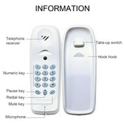 LIANXUE Corded Phone Relephone Fixed Landline Phones for Seniors Desk/Wall Mountable