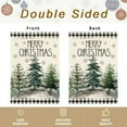 thumbnail image 5 of Merry Christmas Garden Flag 12.5x18 Double Sided Outside, Winter Christmas Tree Snowflake Holiday Yard Flag Buffalo Plaid Xmas Outdoor Decotaion 2-12, 5 of 6