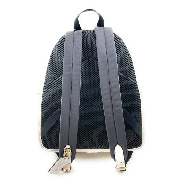 Coach Women's Court Backpack In Soft Pebbled Leather (IM/Chalk