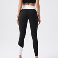 thumbnail image 7 of ABATAB Leggings for Women Butt Lifting Color Block Exercise Pants No See Through Stretchy Yoga Workout Running Trousers Leggings, 7 of 7