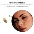 thumbnail image 4 of 4 Pcs Glasses Nose Pads Titanium Gold Frame Accessories Protective Gasket Replacement Parts Support Plastic Frames Golden, 4 of 6