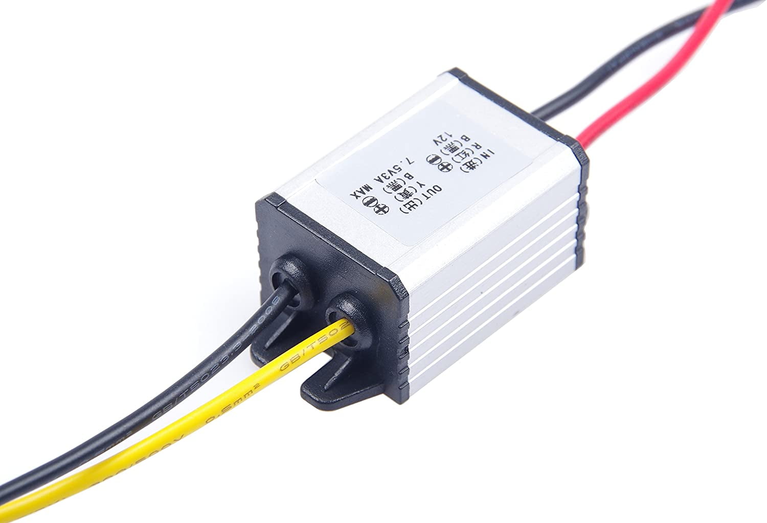 XINY DC-DC 12V To 7.5V 3A Step-Down Power Converter Module - For Car Tachograph, Player, Over-Current Protection - View #9
