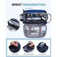 thumbnail image 4 of BAGSMART Toiletry Bag for Men, Large Travel Cosmetic Bag Dopp Kit Water-resistant Shaving Bag for Toiletries Accessories, Navy Blue, 4 of 7