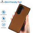 thumbnail image 5 of ELEHOLD Case for Samsung Galaxy Z Fold 4, Shockproof Magnetic Case Hard PC Slim Phone Cover,Brown, 5 of 11