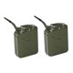 thumbnail image 5 of 2 piezas Jerry Can Gaspol Can Liquid Storage Cape de combustible Colina de combustible para camiones Boating Motorcycle SUV Trailer, 5 of 9