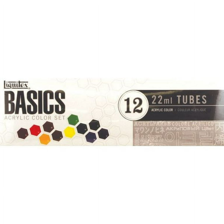 Liquitex BASICS Acrylic Paint Tube 12-Piece Set