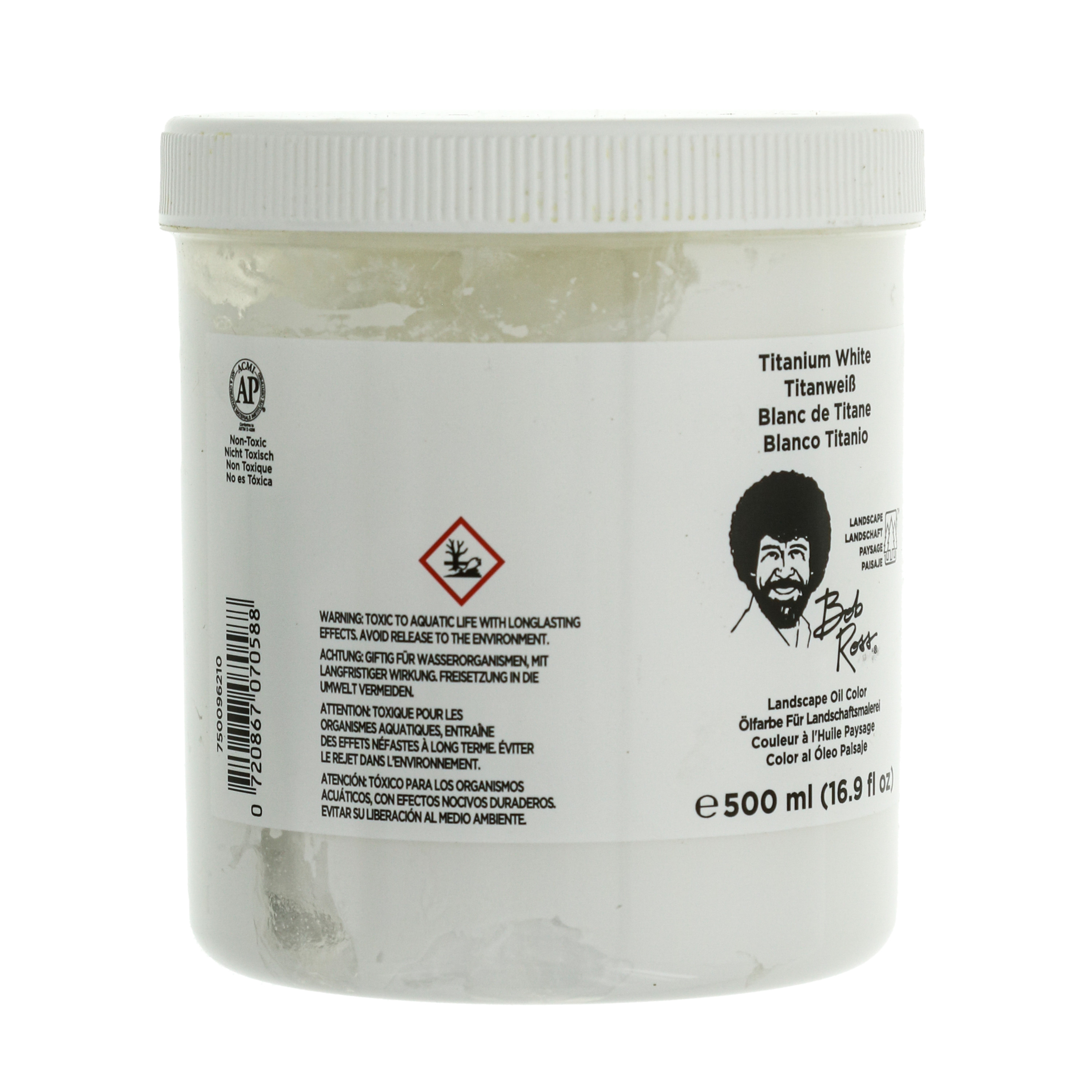 Bob Ross Oil Paint, 500ml, Titanium White