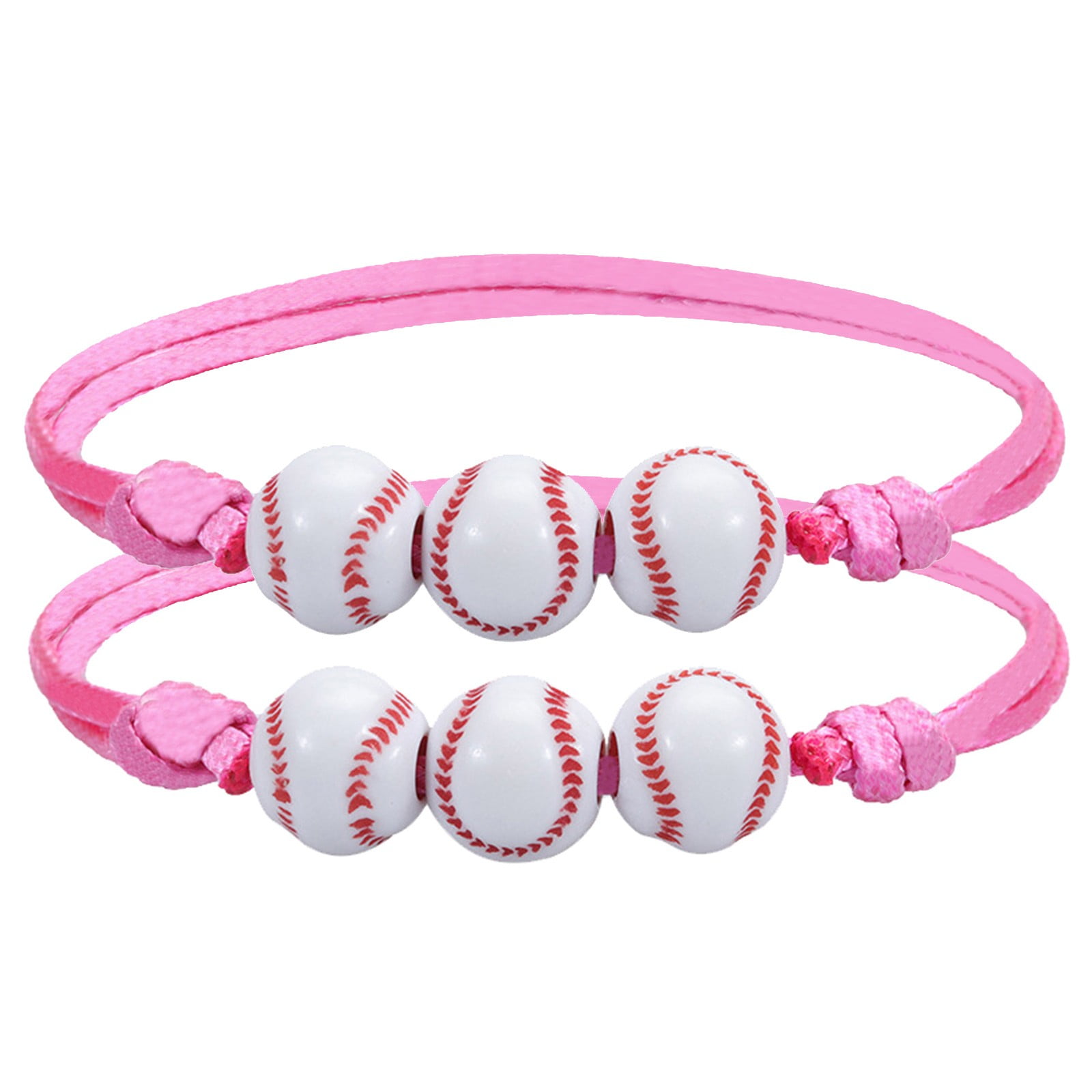 asddcavvf 2PCS Softball Bracelet Party Favors Yellow Softball