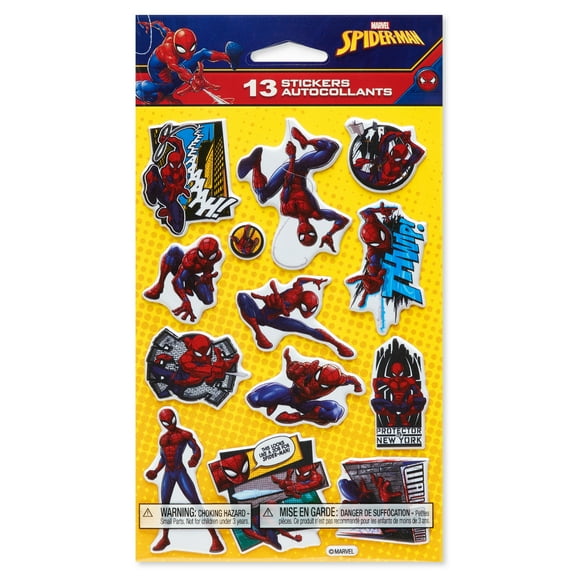 American Greetings Spider Man Puffy Stickers (13-Count)