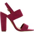 thumbnail image 2 of Static Footwear Fay-1 Womens Round Toe Buckle Ankle Strap Chunky Heel Dress Sandals, 2 of 4