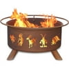 Kokopelli Steel Fire Pit by Patina Products