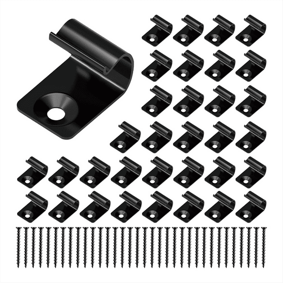 Stainless Steel Start Clips Deck Clips Universal Decking Clips with Decking Screws for Composite Deck Boards 80 Pack