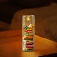 thumbnail image 1 of Fiudx Luz Nocturna para Lector, Diseño de Escultura En Miniatura, Luz Led, Ambiente Acogedor para La Noche, Ideal para Escritorio o Mesita de Noche, Ideal para Amantes de Los Libros, Tamaño Compacto,, 1 of 5